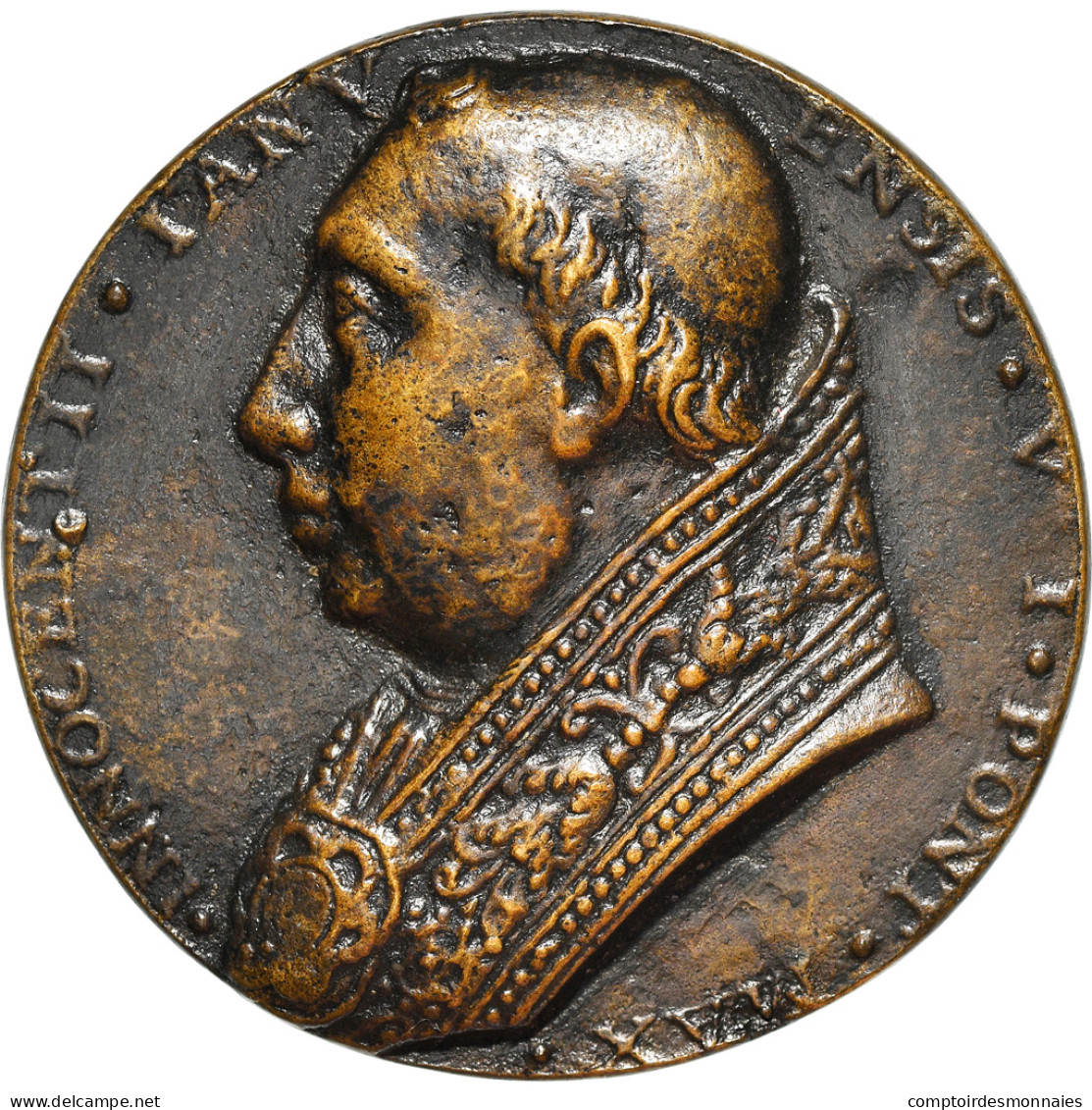 Vatican, Médaille, Innocent VIII, History, 1484-1492, TTB, Bronze - Altri & Non Classificati