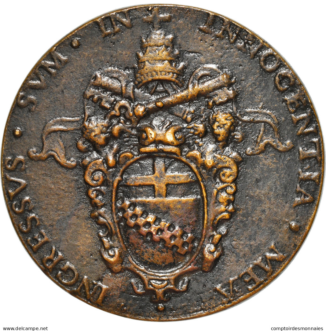 Vatican, Médaille, Innocent VIII, History, 1484-1492, TTB, Bronze - Altri & Non Classificati