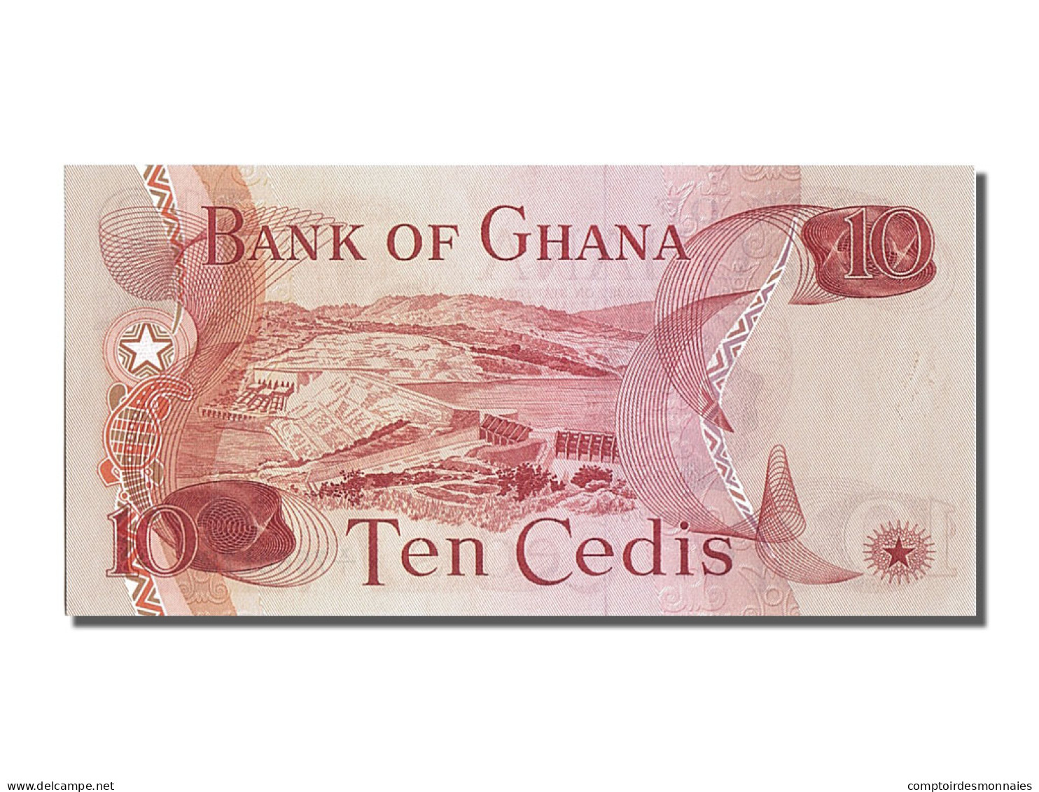 Billet, Ghana, 10 Cedis, 1978, 1978-01-02, NEUF - Ghana