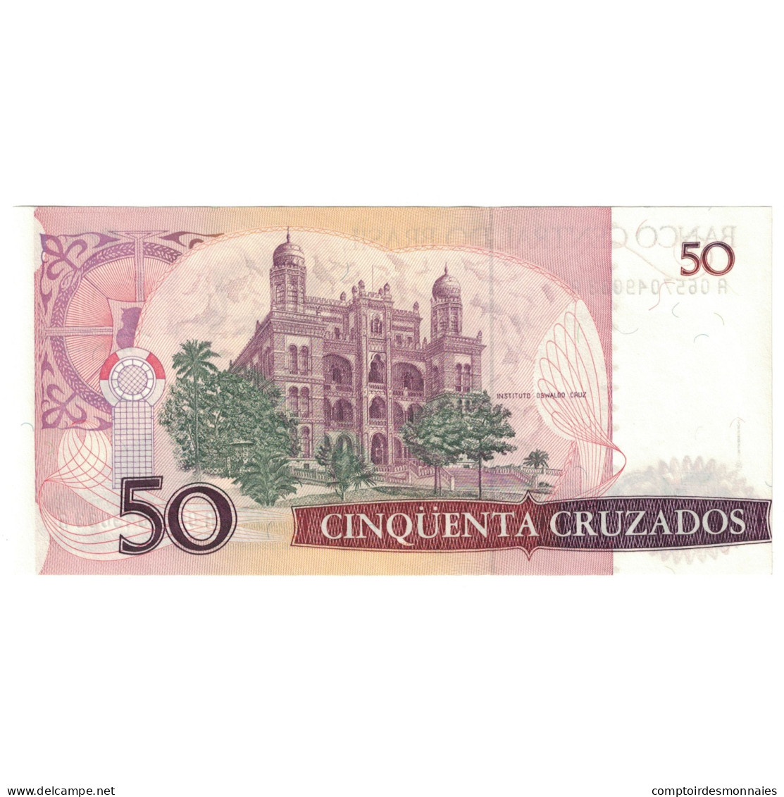 Billet, Brésil, 50 Cruzados, KM:210a, NEUF - Brésil