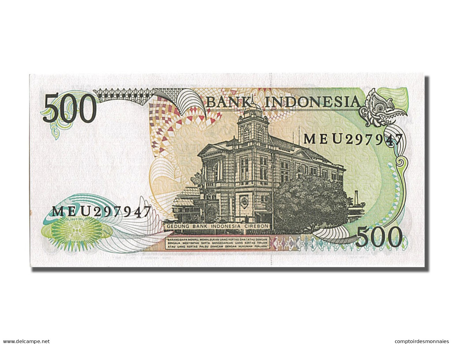 Billet, Indonésie, 500 Rupiah, 1988, NEUF - Indonesia