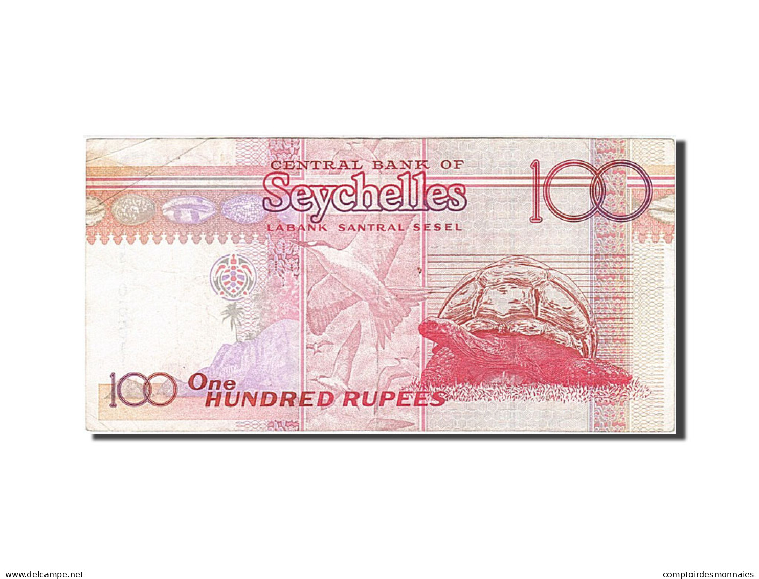 Billet, Seychelles, 100 Rupees, 1998, TTB - Seychelles