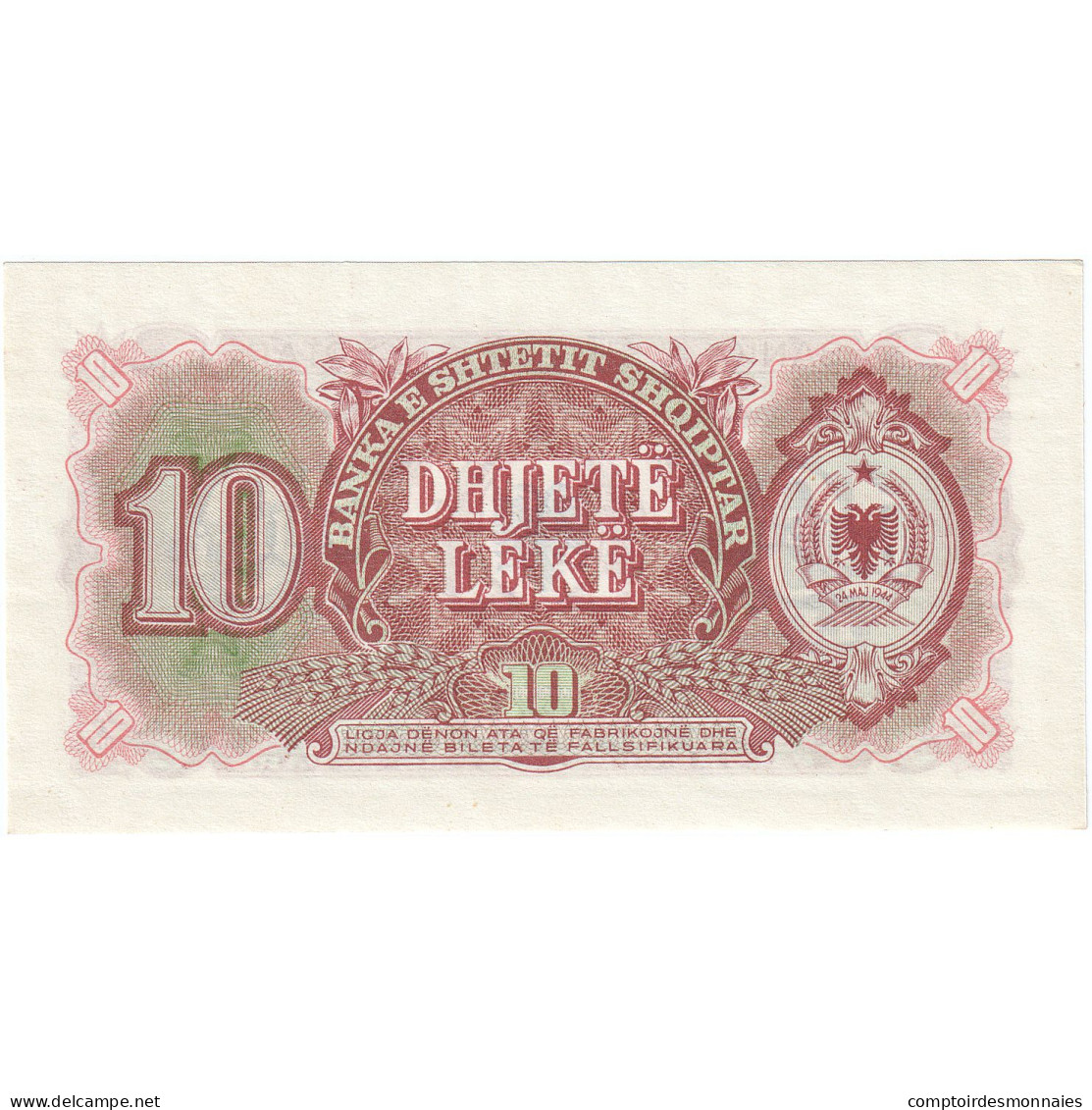 Albanie, 10 Lekë, 1957, KM:28a, NEUF - Albanie