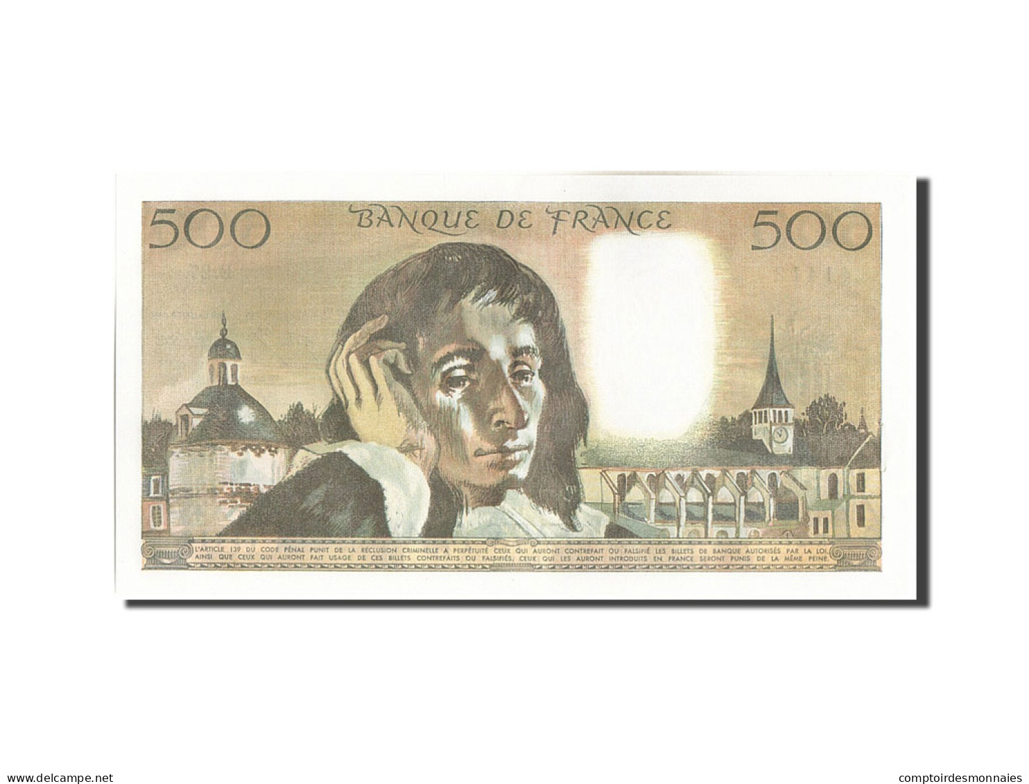 Billet, France, 500 Francs, 500 F 1968-1993 ''Pascal'', 1971, 1971-12-02, SPL - 500 F 1968-1993 ''Pascal''