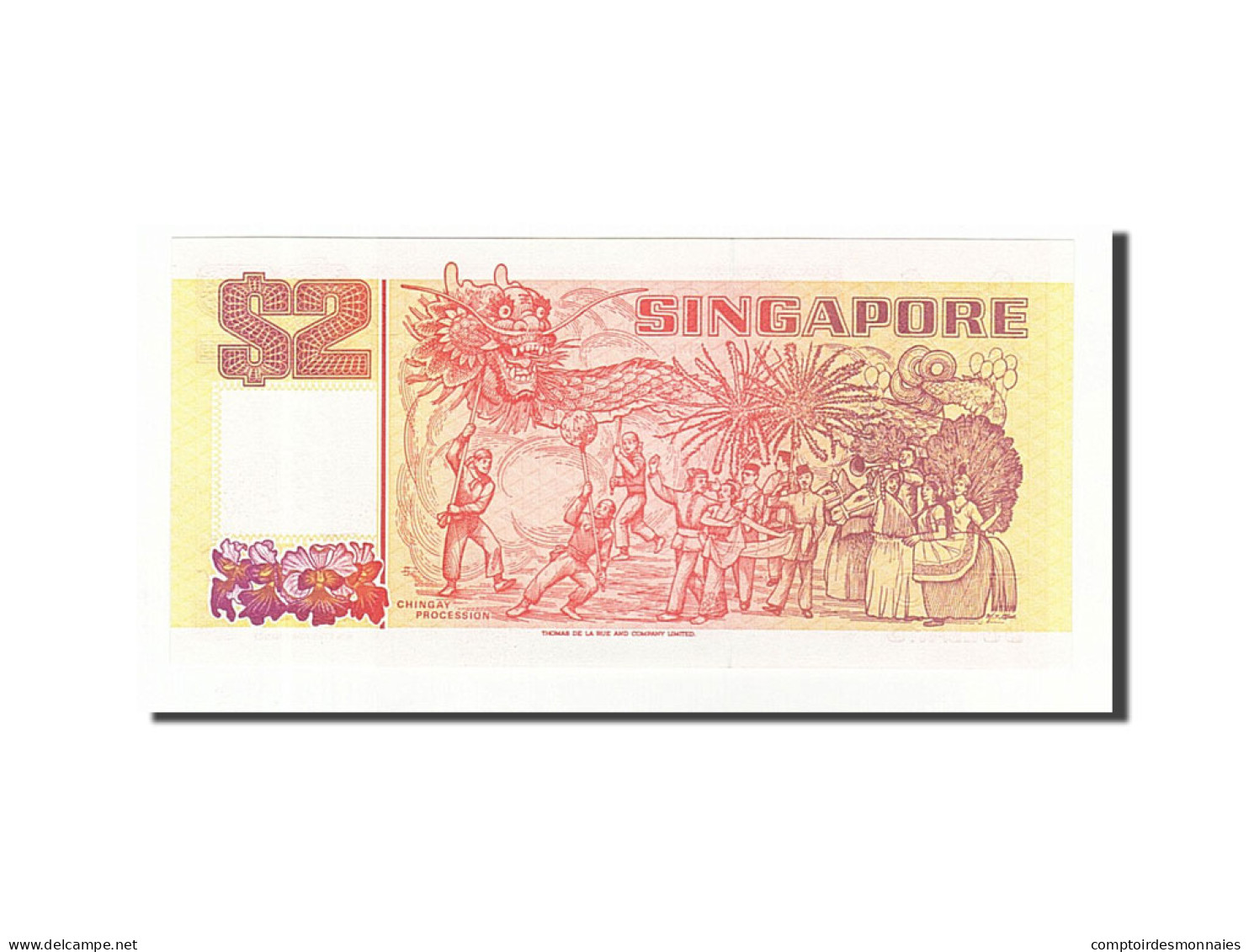 Billet, Singapour, 2 Dollars, 1990, NEUF - Singapur