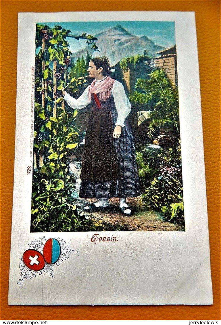 SUISSE -  SCHWEIZ -  SVIZZERA -  Tessin -  Tracht  - Costume Folklorique - Autres & Non Classés