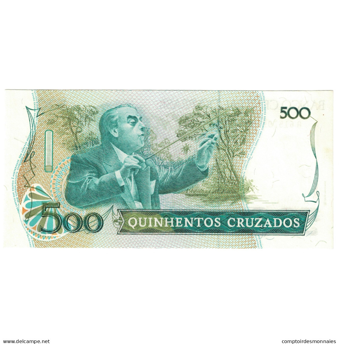 Billet, Brésil, 500 Cruzados, Undated (1986), KM:212, NEUF - Brésil