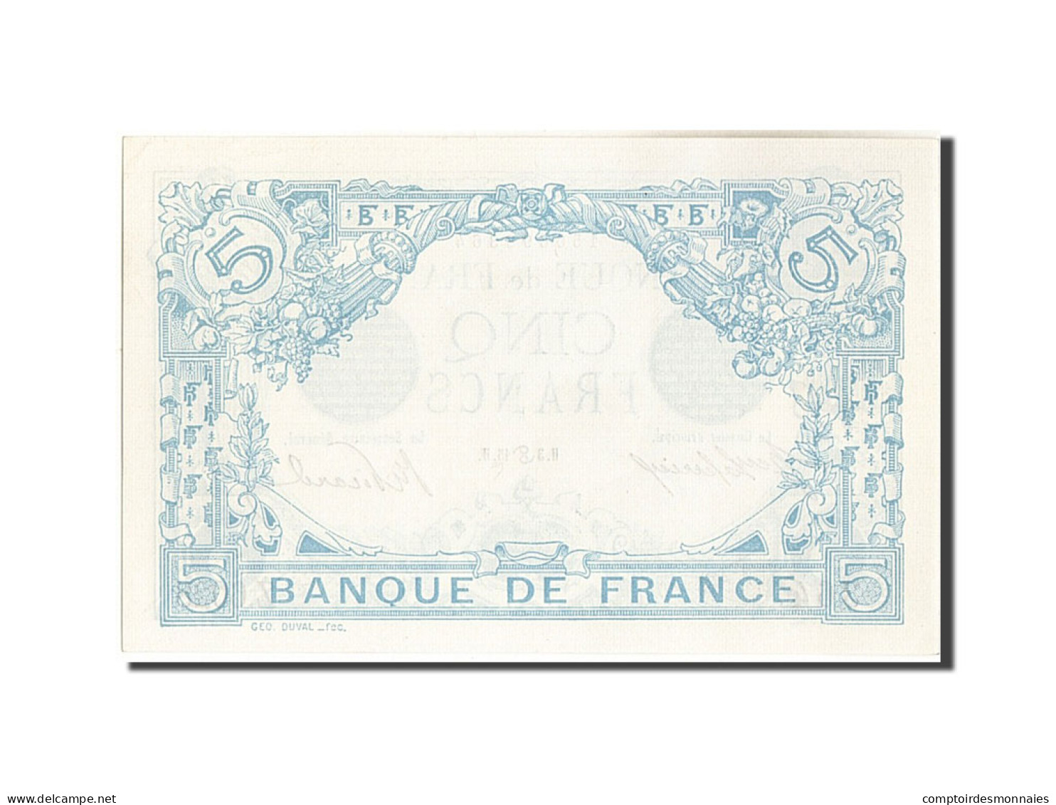 Billet, France, 5 Francs, 5 F 1912-1917 ''Bleu'', 1915, 1915-06-03, SPL+ - 5 F 1912-1917 ''Bleu''