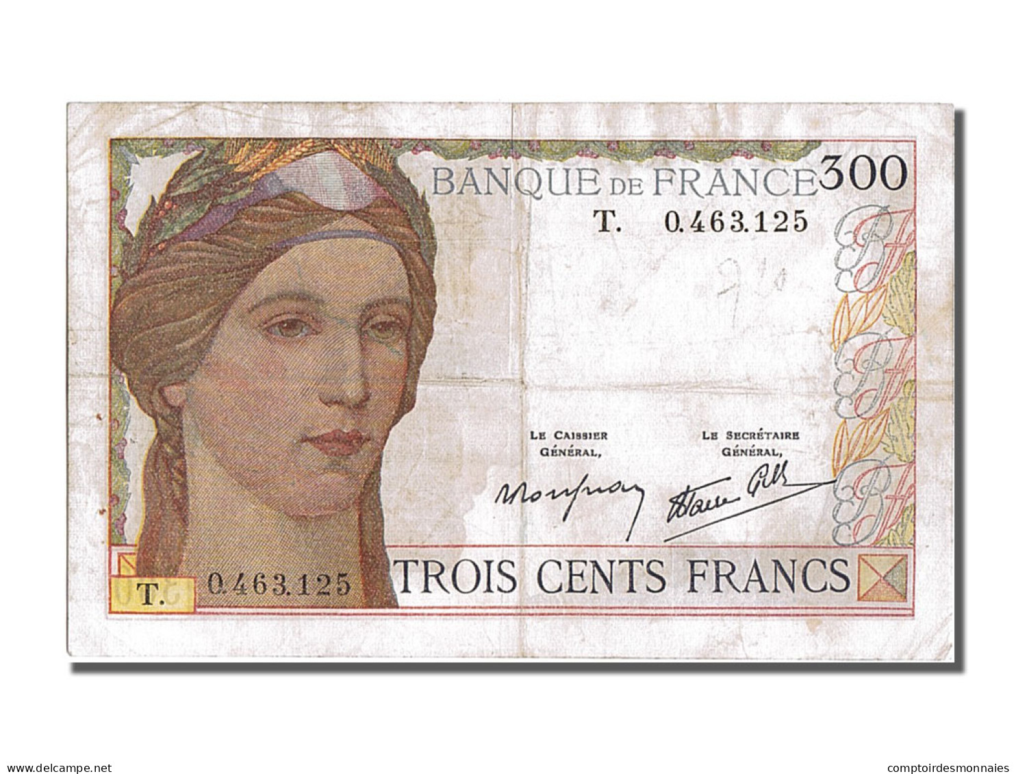 Billet, France, 300 Francs, 300 F 1938-1939, 1939, 1939-02-09, TTB - 300 F 1938-1939