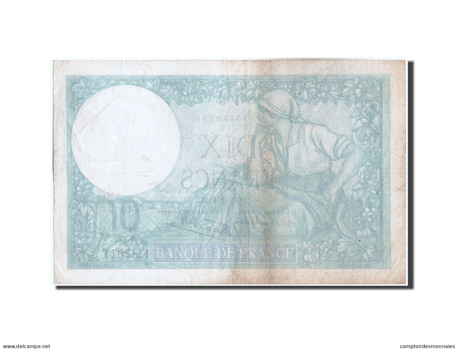 Billet, France, 10 Francs, 10 F 1916-1942 ''Minerve'', 1940, 1940-12-12, TB - 10 F 1916-1942 ''Minerve''