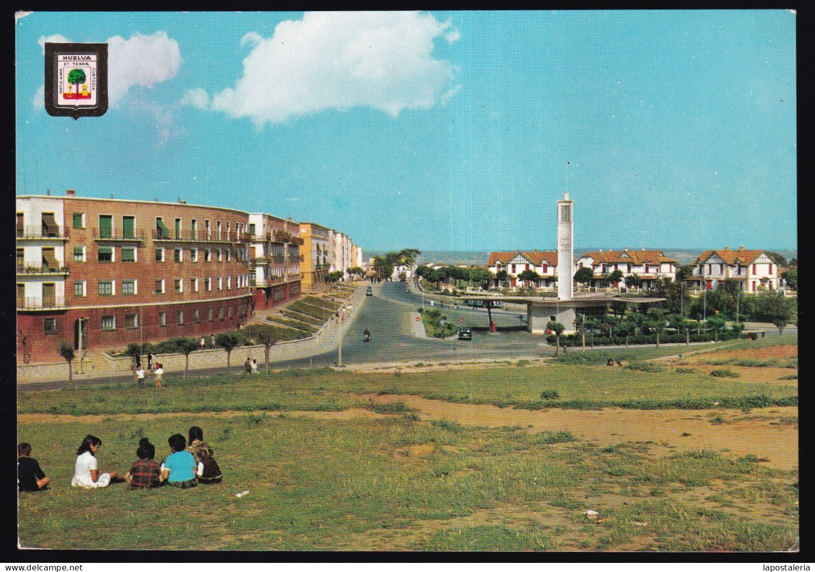 Huelva. *Carretera De Sevilla. Surtidor De La Campsa* Fisa Nº 1318. Circulada 1967. - Huelva