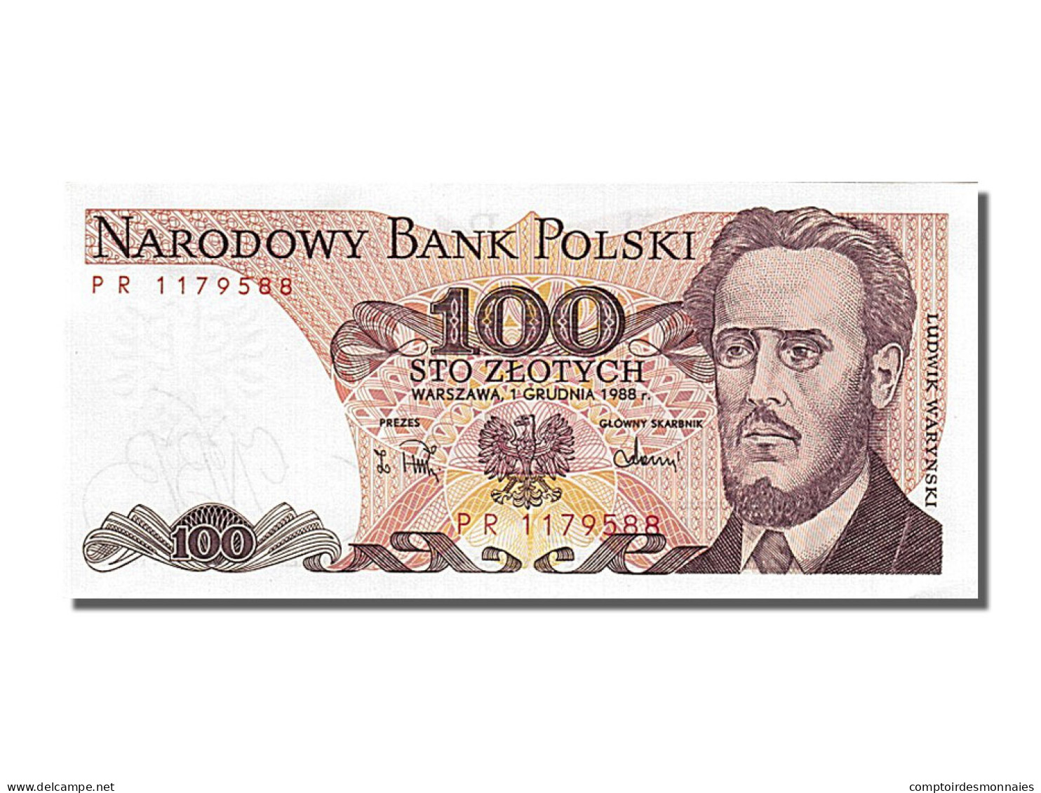 Billet, Pologne, 100 Zlotych, 1988, 1988-05-01, NEUF - Polonia