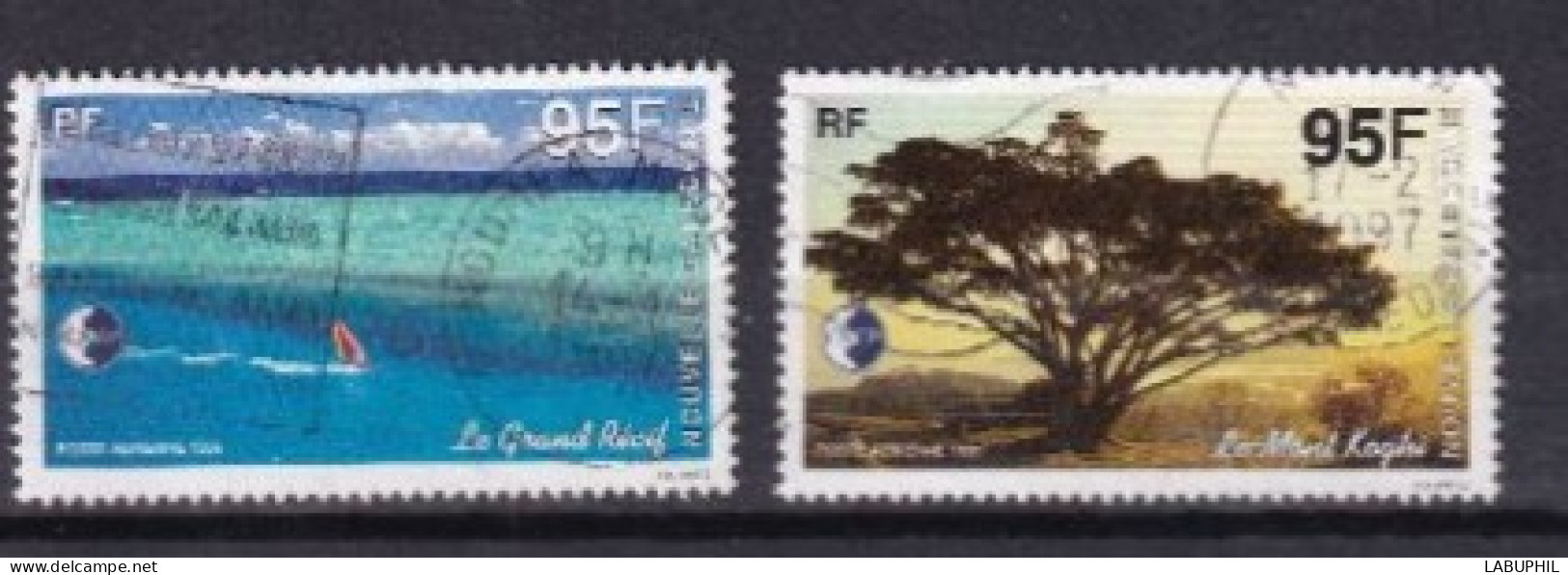 NOUVELLE CALEDONIE Dispersion D'une Collection Oblitéré Used   Poste Aerienne 1996 - Oblitérés