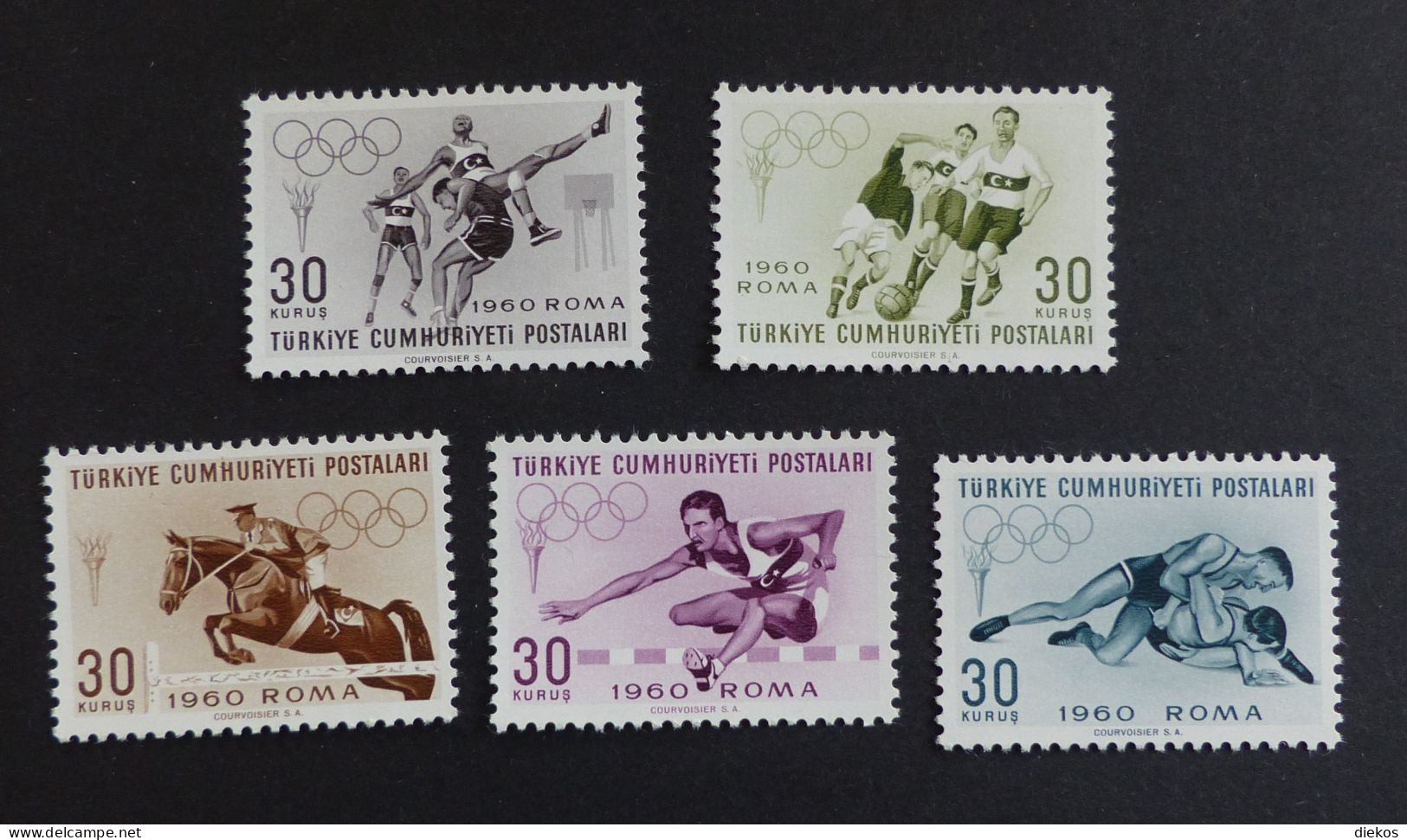 Türkei 1769 -73     Olympic Summer Games Rome, Sport   **  MNH #6463 - Unused Stamps