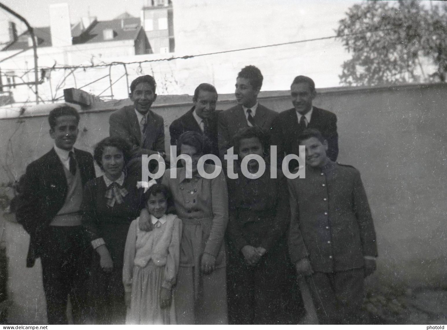 20 NEGATIVES SET 1942 BOYS GIRLS MAN WOMAN FEMME BABY PORTUGAL AMATEUR 60mm NEGATIVE NOT PHOTO FOTO