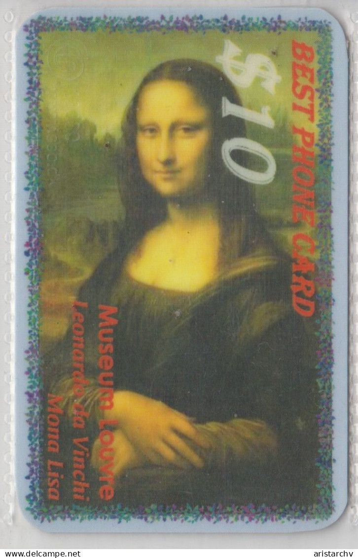 ISRAEL ART LEONARDO DA VINCI MONA LISA MUSEUM LOUVRE - Pittura