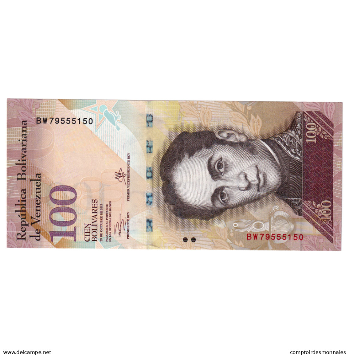 Billet, Venezuela, 100 Bolivares, 2013, 2013-10-29, KM:93a, NEUF - Venezuela