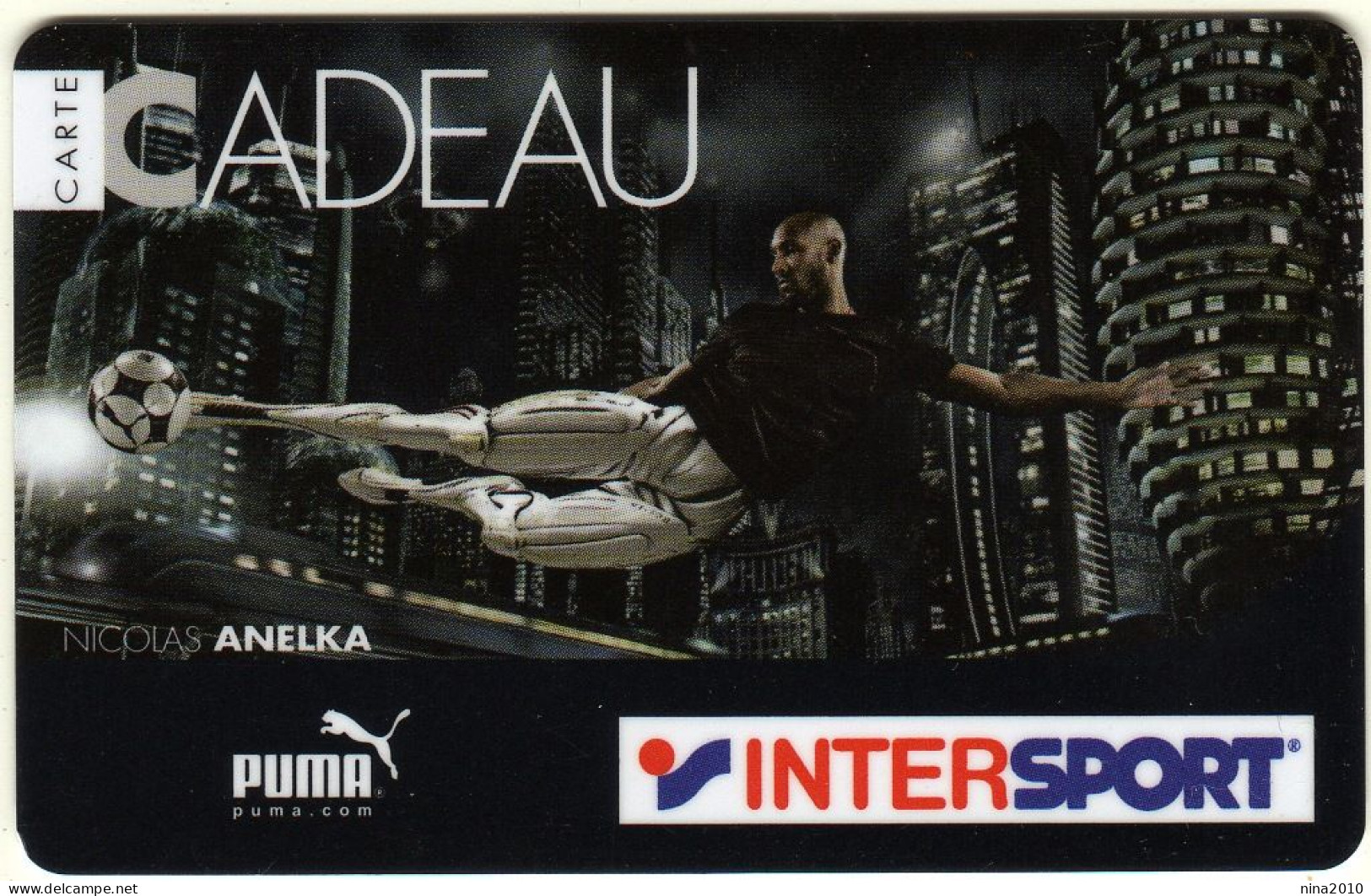 Carte Cadeau - Intersport - N. ANELKA  -    GIFT CARD /GESCHENKKARTE - Gift Cards