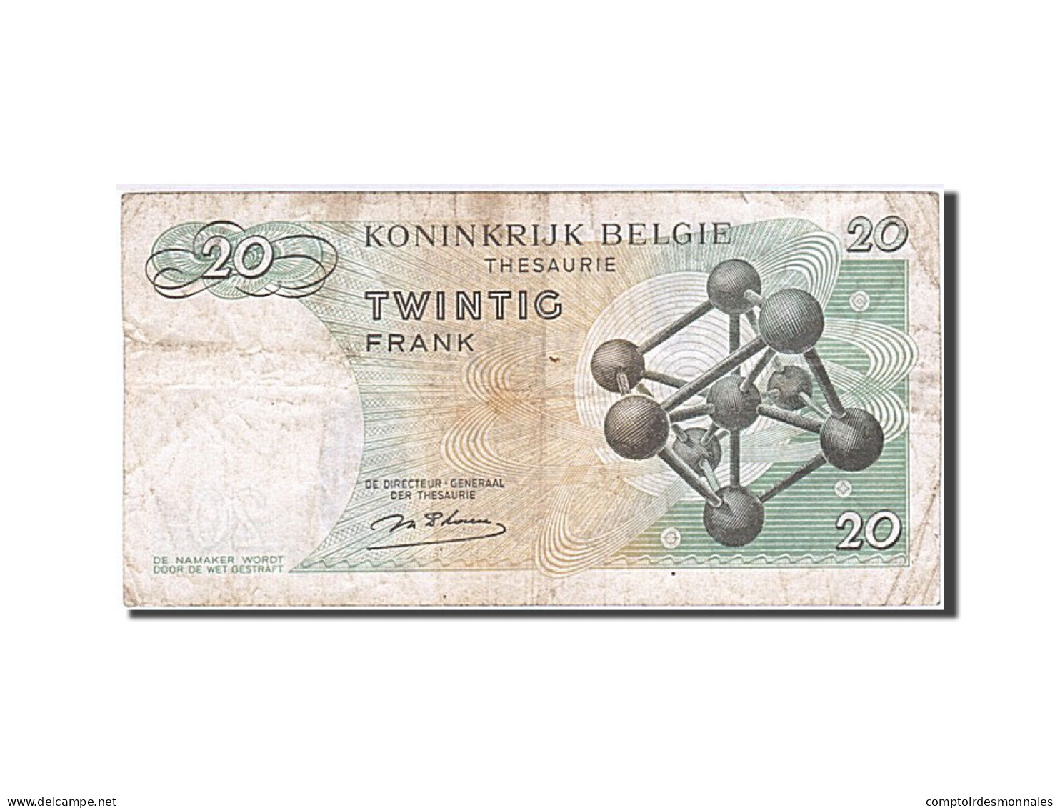 Billet, Belgique, 20 Francs, 1964, 1964-06-15, TB - Sonstige & Ohne Zuordnung