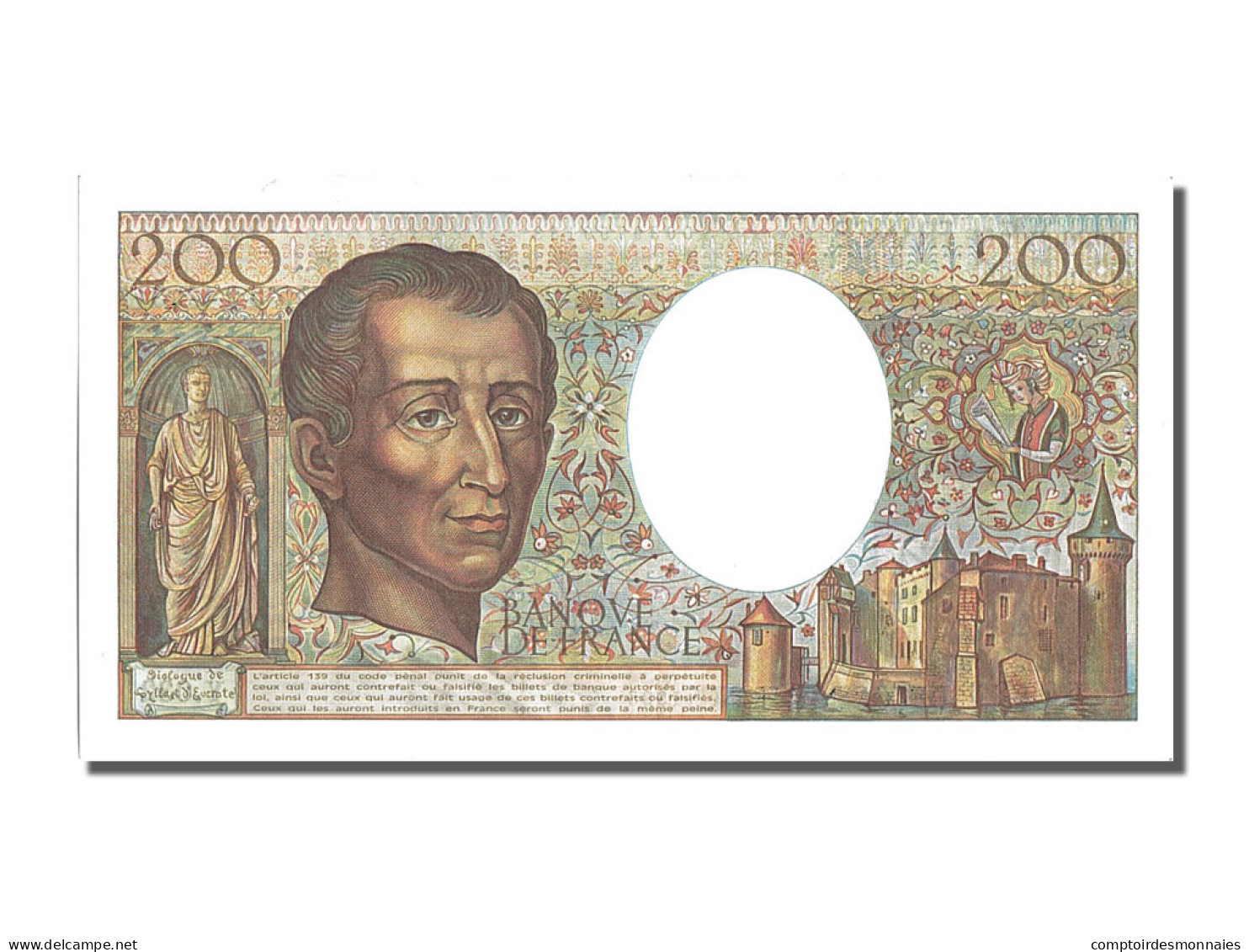 Billet, France, 200 Francs, 200 F 1981-1994 ''Montesquieu'', 1985, NEUF - 200 F 1981-1994 ''Montesquieu''