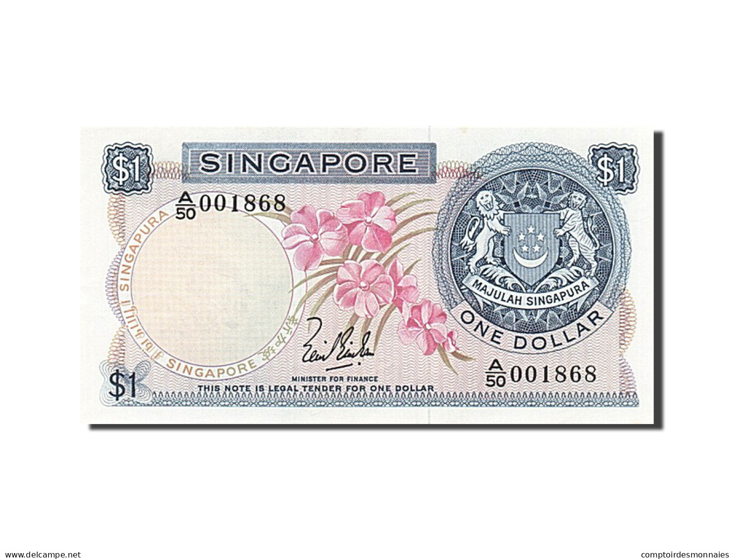 Billet, Singapour, 1 Dollar, 1971, NEUF - Singapore