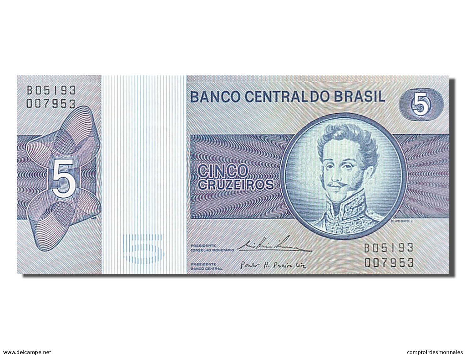 Billet, Brésil, 5 Cruzeiros, 1974, NEUF - Brésil