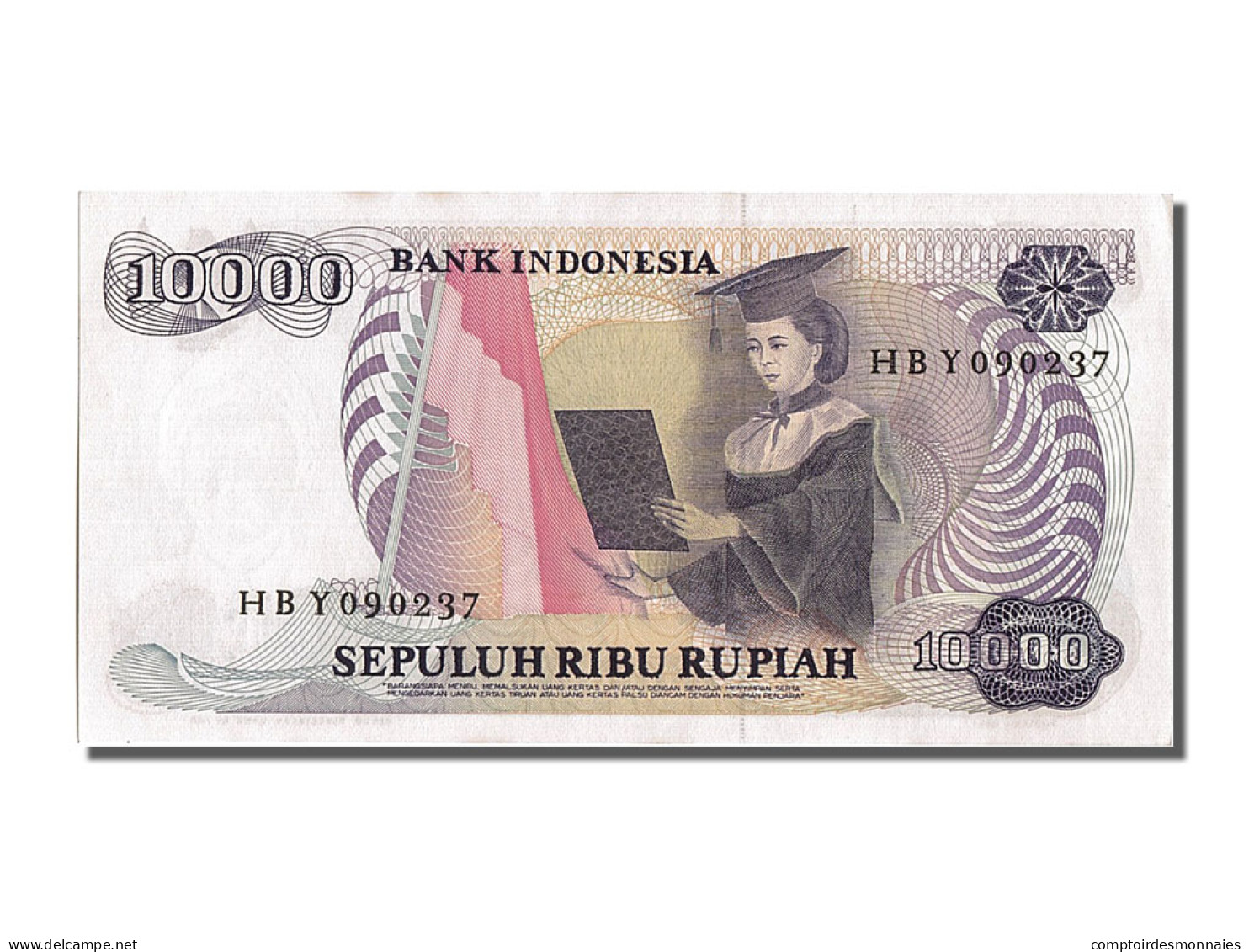 Billet, Indonésie, 10,000 Rupiah, 1986, NEUF - Indonesië