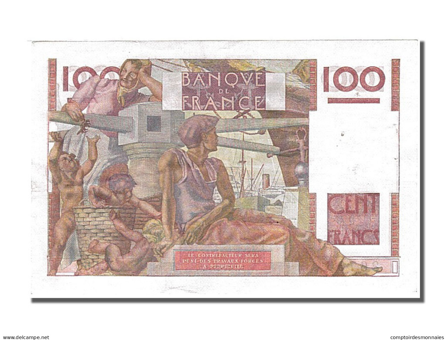 Billet, France, 100 Francs, 100 F 1945-1954 ''Jeune Paysan'', 1953, 1953-10-01 - 100 F 1945-1954 ''Jeune Paysan''