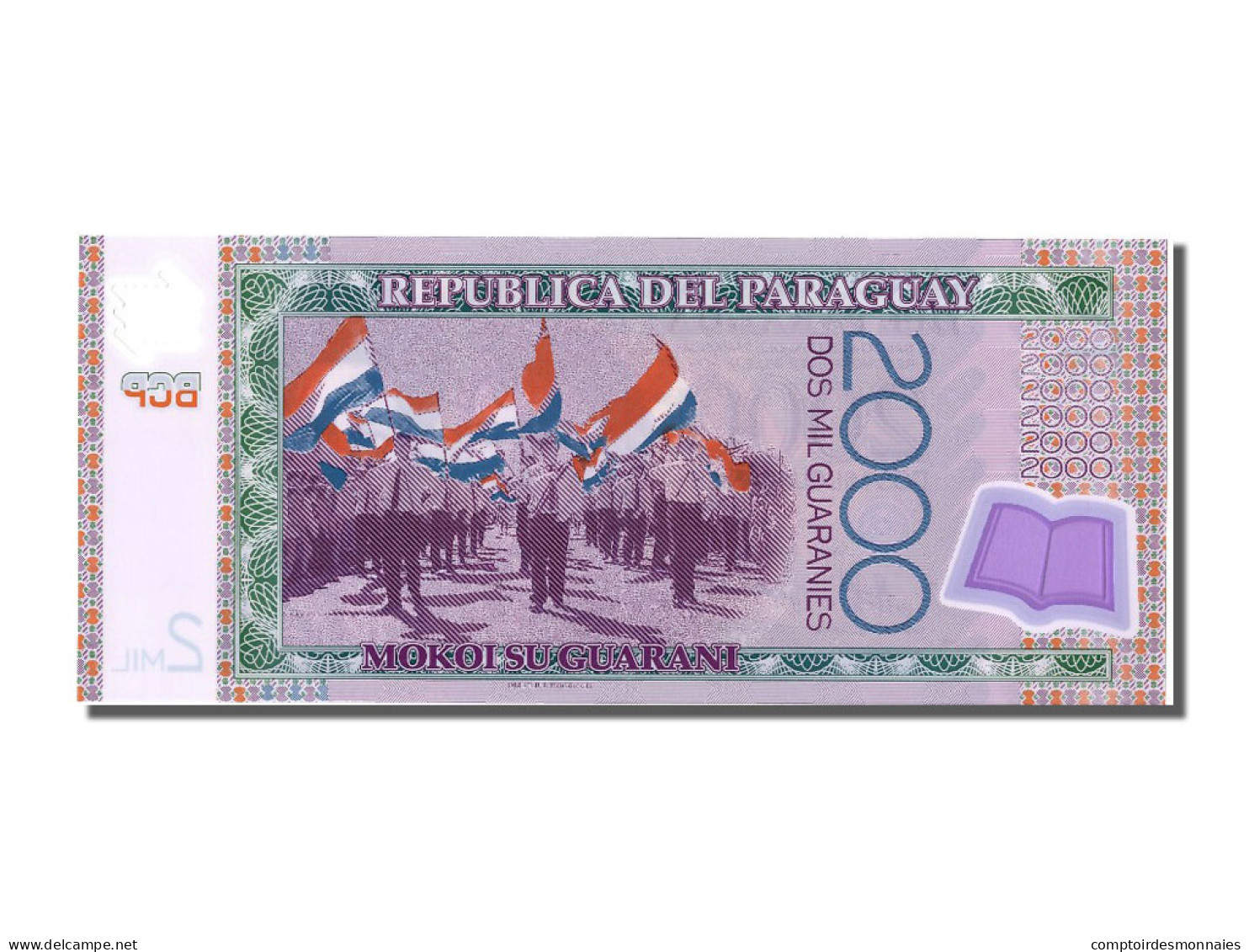 Billet, Paraguay, 2000 Guaranies, 2008, NEUF - Paraguay