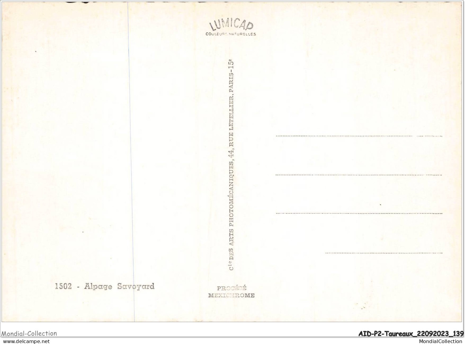 AIDP2-TAUREAUX-0143 - Alpage Savoyard  - Taureaux