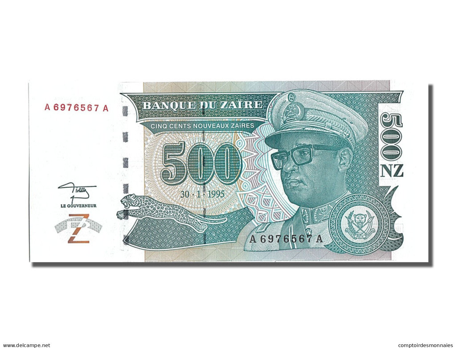 Billet, Zaïre, 500 Nouveaux Zaïres, 1995, 1995-01-30, NEUF - Zaire