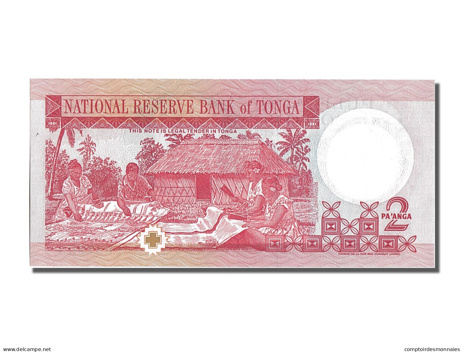 Billet, Tonga, 2 Pa'anga, 1995, NEUF - Tonga