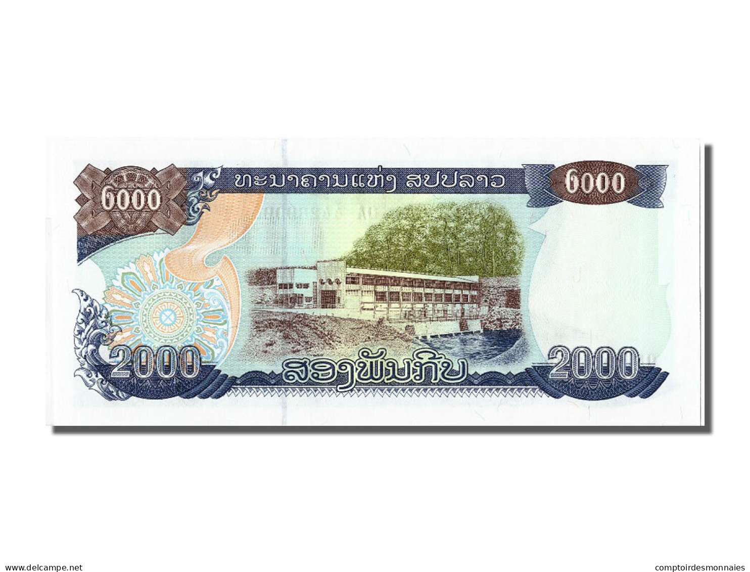 Billet, Lao, 2000 Kip, 2003, NEUF - Laos