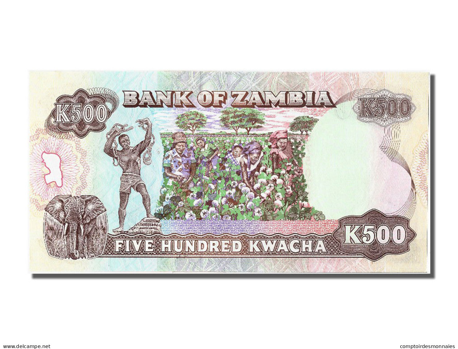 Billet, Zambie, 500 Kwacha, NEUF - Sambia