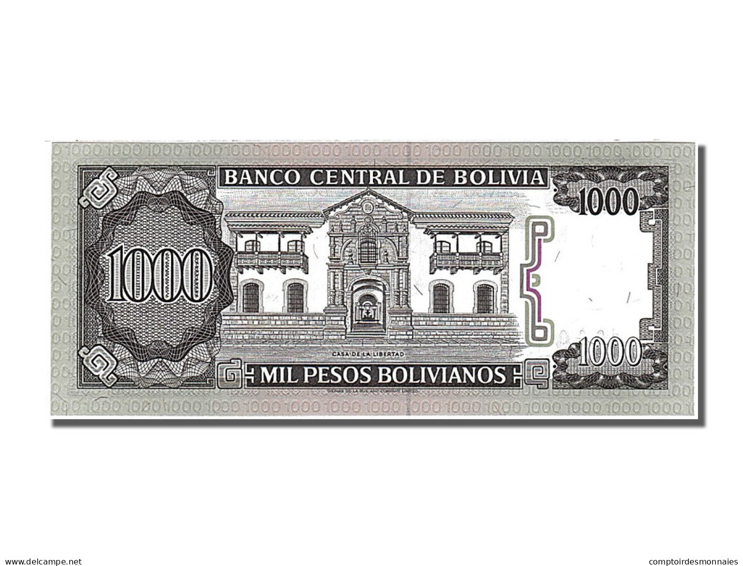 Billet, Bolivie, 1000 Pesos Bolivianos, 1982, 1982-06-25, NEUF - Bolivië