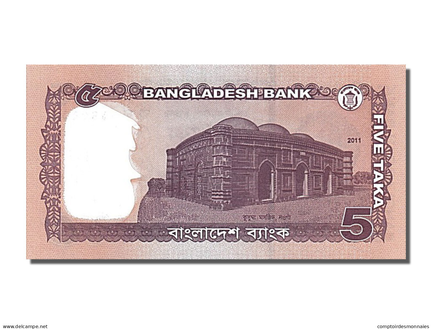 Billet, Bangladesh, 5 Taka, 2011, NEUF - Bangladesch