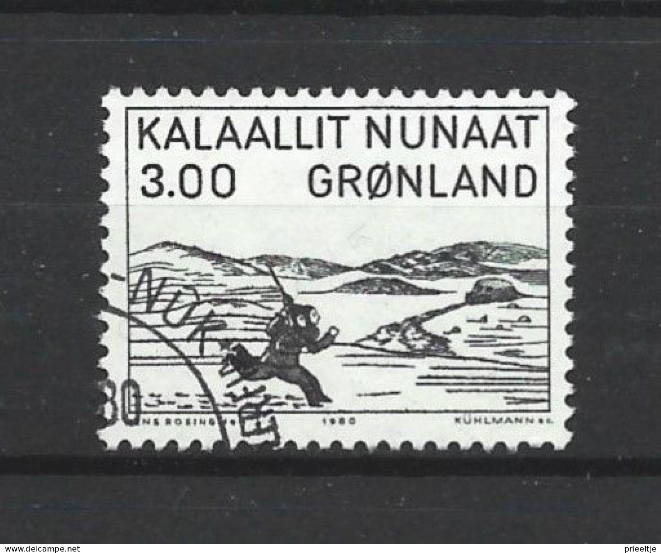 Greenland 1980 Aron De Kangeq Painting Y.T. 112 (0) - Usati