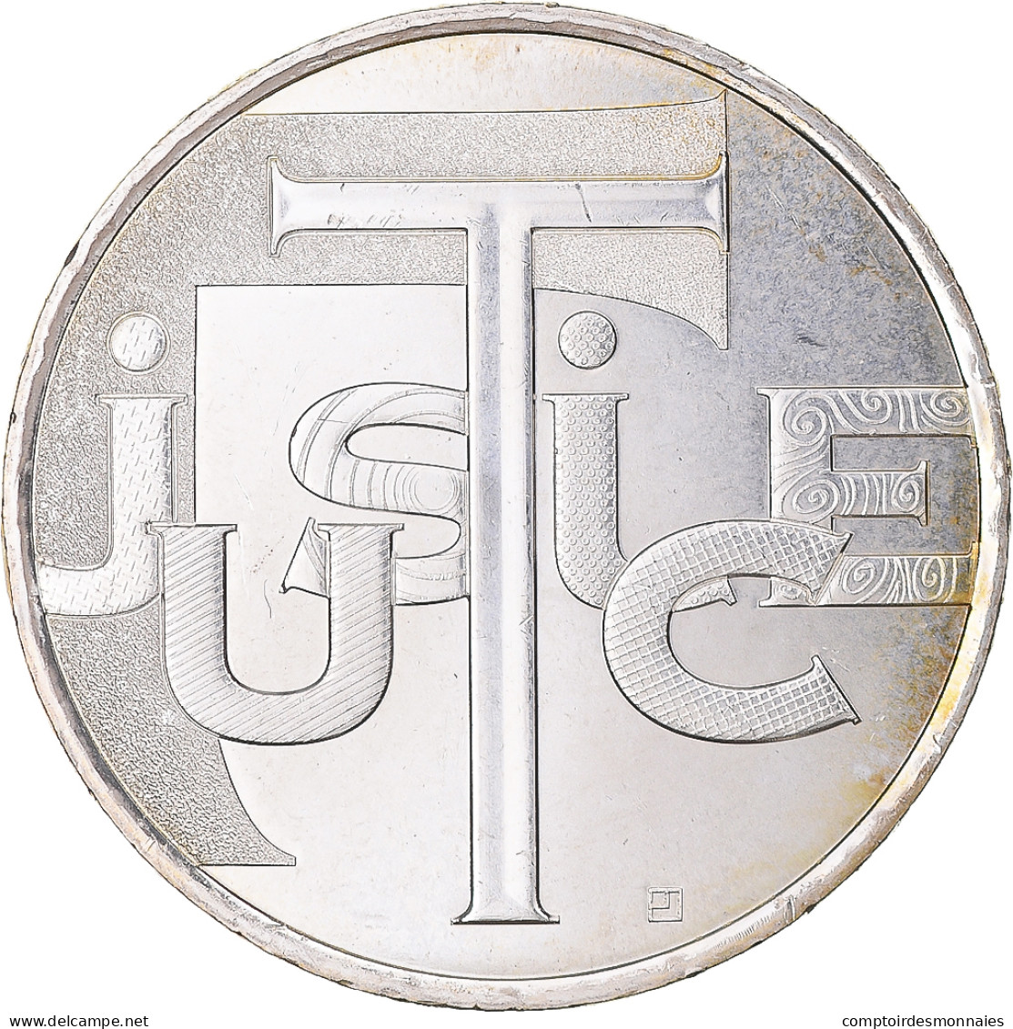 France, 25 Euro, Justice, 2013, Paris, SPL, Argent - Francia