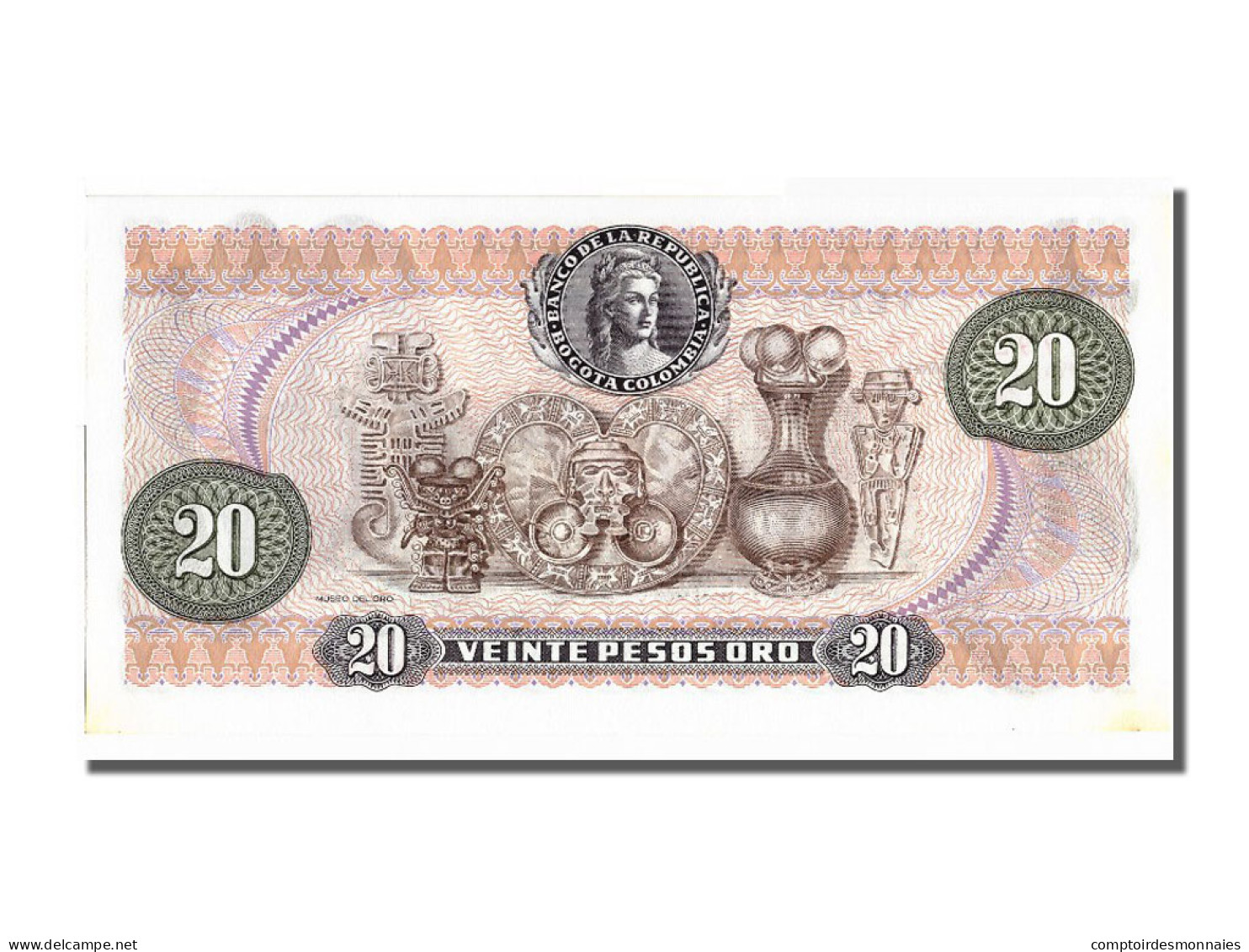 Billet, Colombie, 20 Pesos Oro, 1981, 1981-01-01, NEUF - Colombie