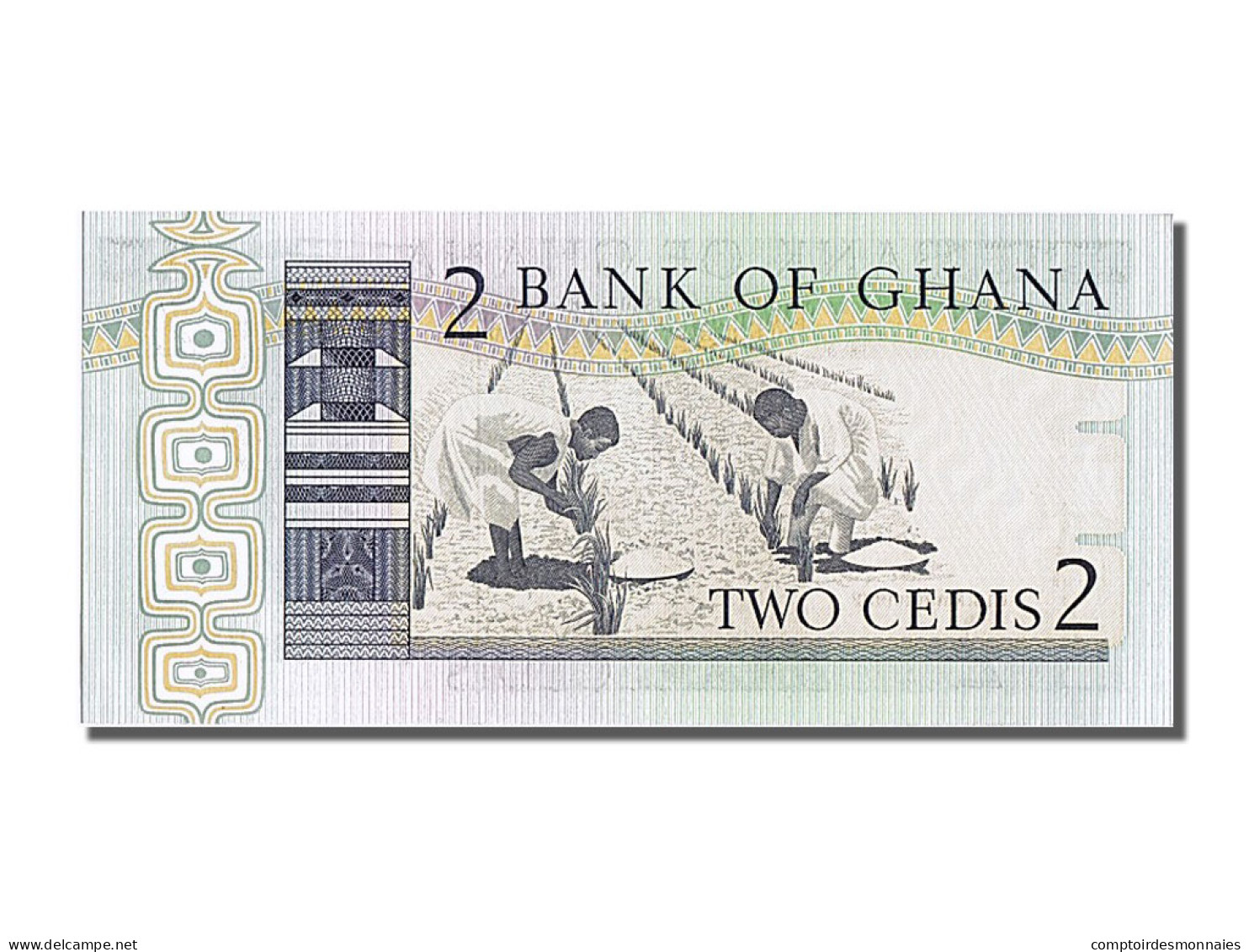 Billet, Ghana, 2 Cedis, 1982, 1982-03-06, NEUF - Ghana