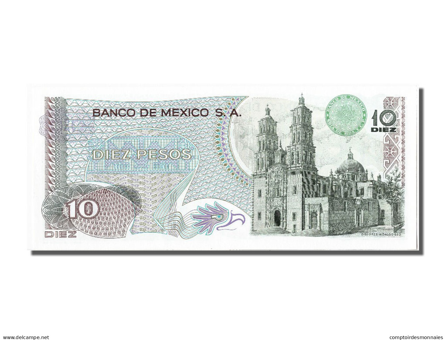 Billet, Mexique, 10 Pesos, 1975, 1975-05-15, NEUF - Mexique