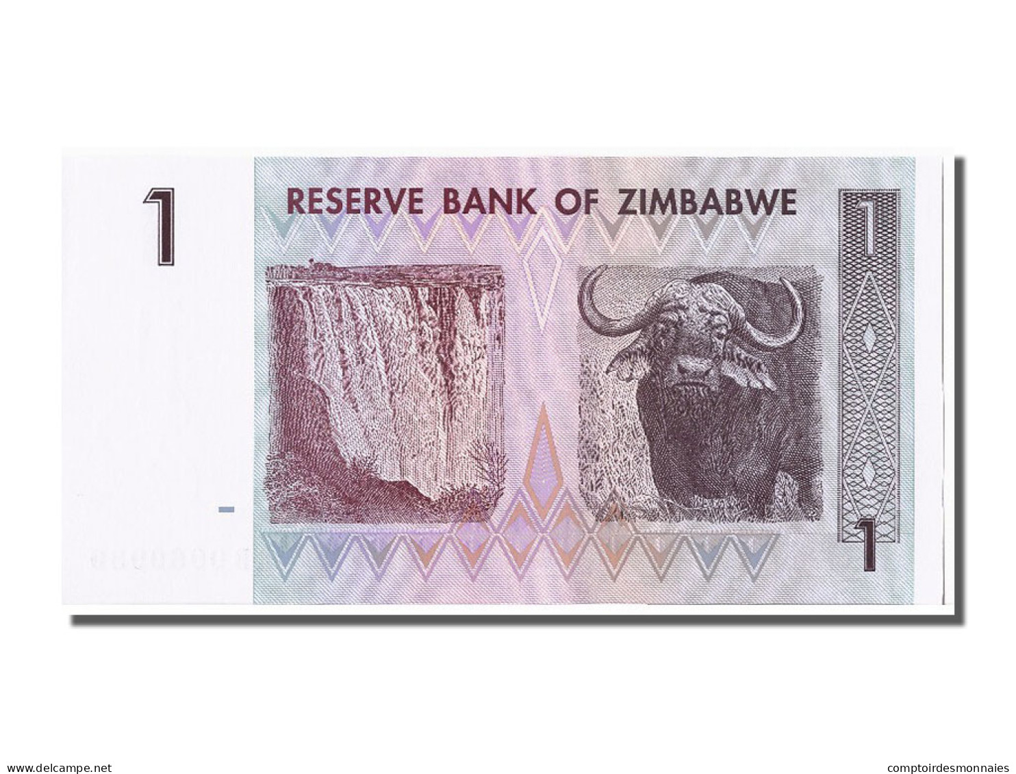 Billet, Zimbabwe, 1 Dollar, 2008, 2008-08-01, NEUF - Simbabwe