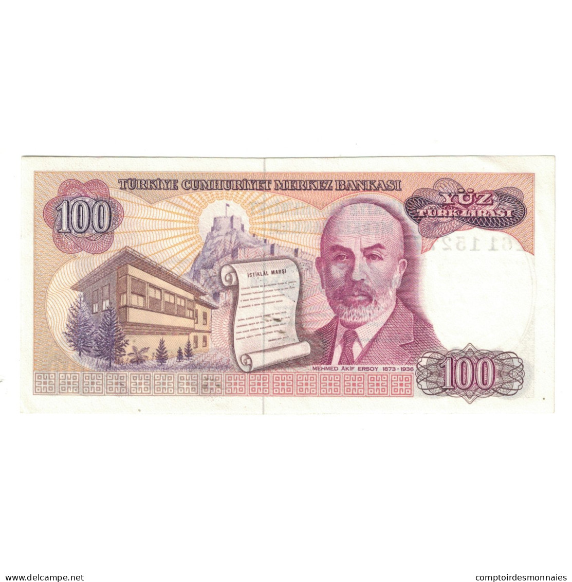 Billet, Turquie, 100 Lira, KM:194a, SPL - Türkei