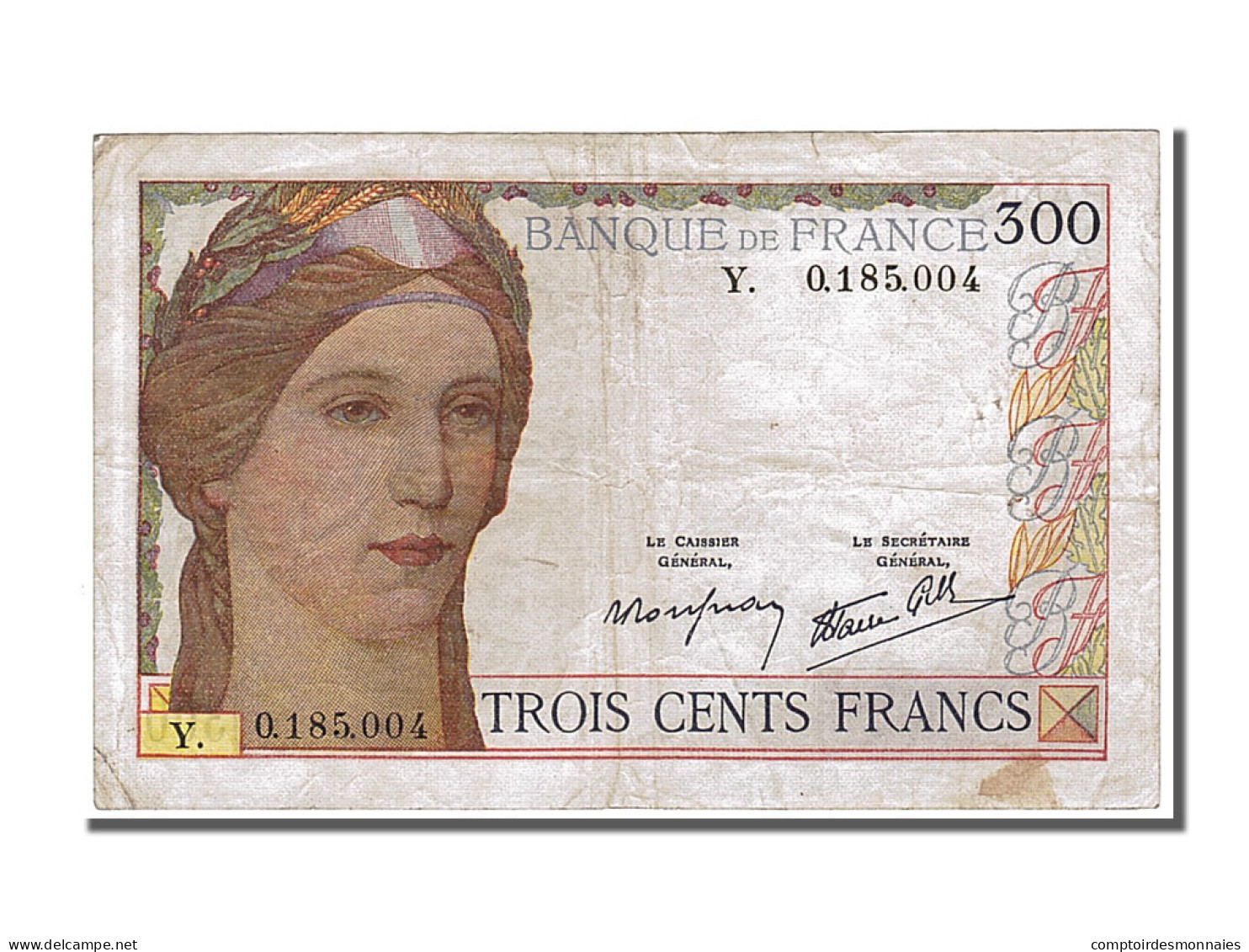 Billet, France, 300 Francs, 300 F 1938-1939, 1939, 1939-02-09, TTB - 300 F 1938-1939