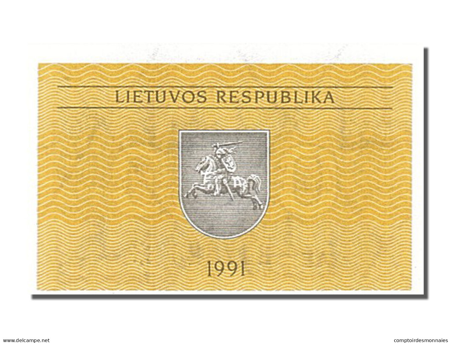 Billet, Lithuania, 0.50 Talonas, 1991, NEUF - Lituanie