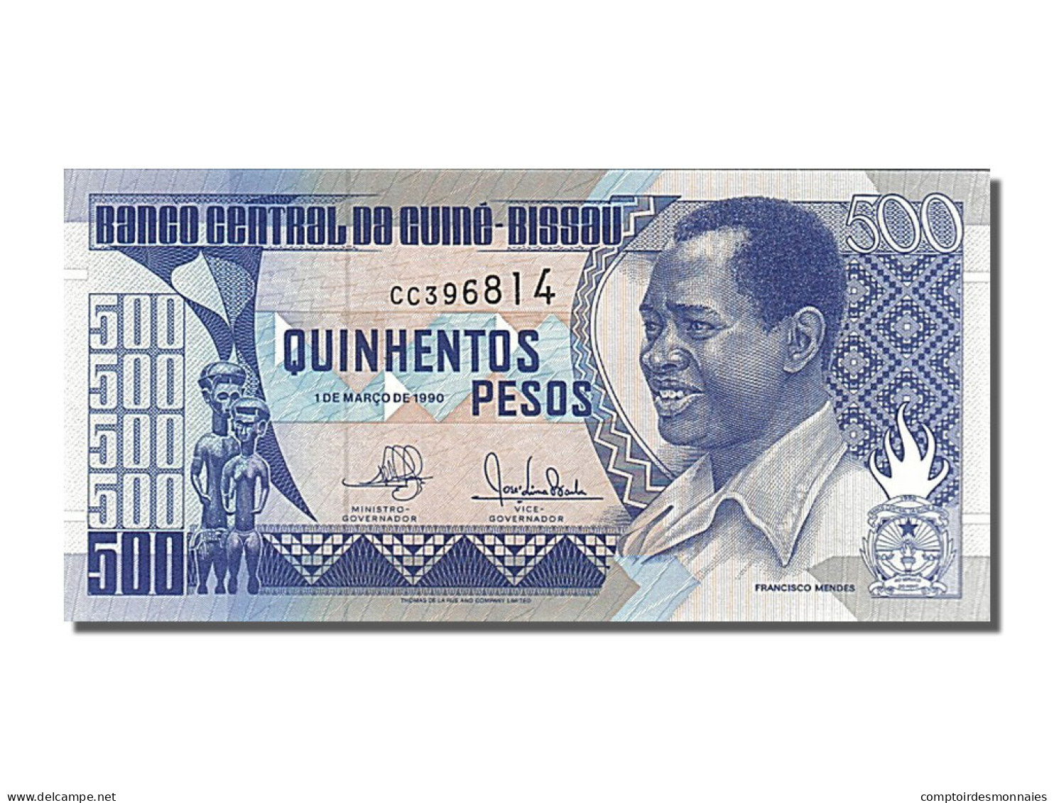 Billet, Guinea-Bissau, 500 Pesos, 1990, 1990-03-01, NEUF - Guinea-Bissau