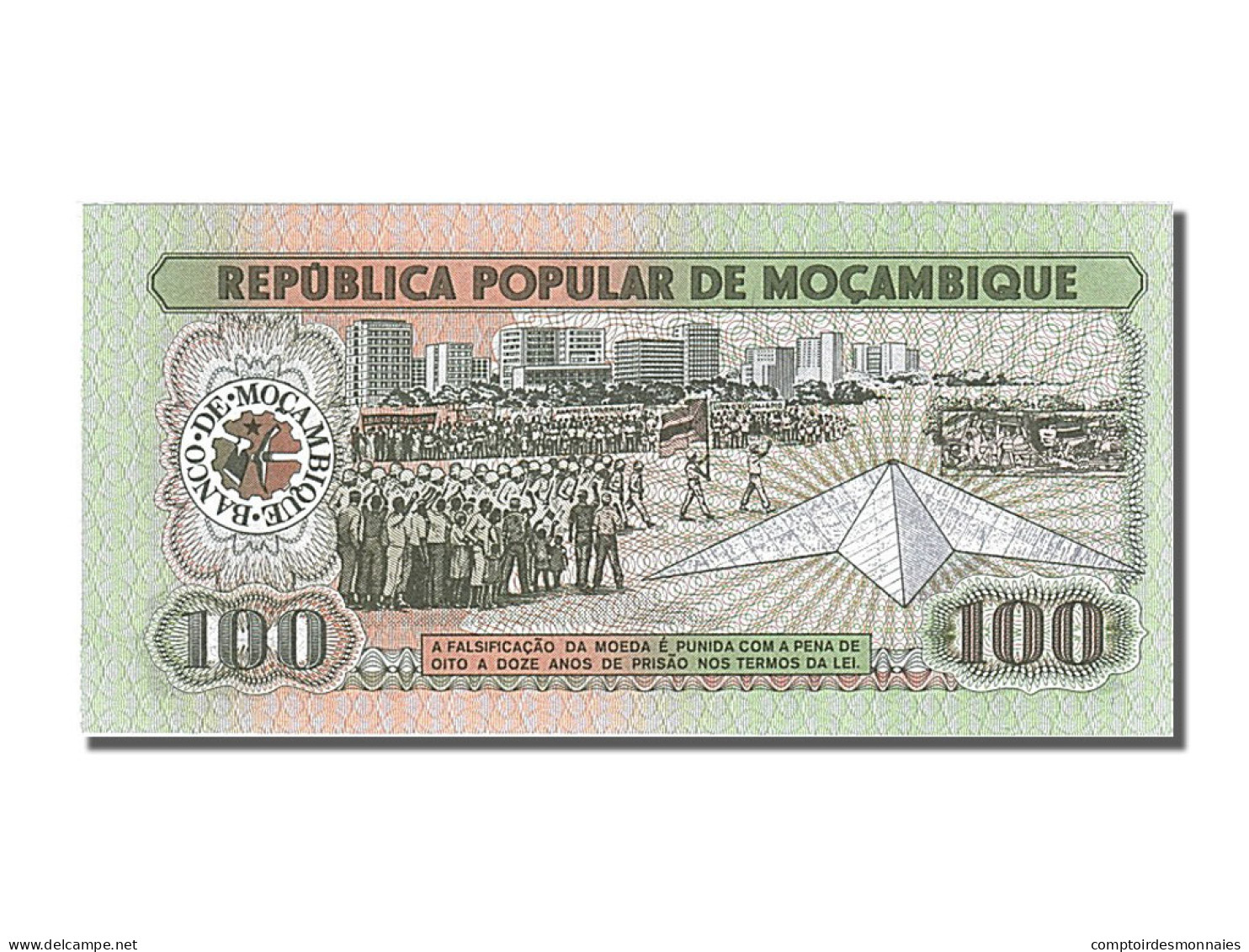 Billet, Mozambique, 100 Meticais, 1983, 1983-06-16, NEUF - Mozambique