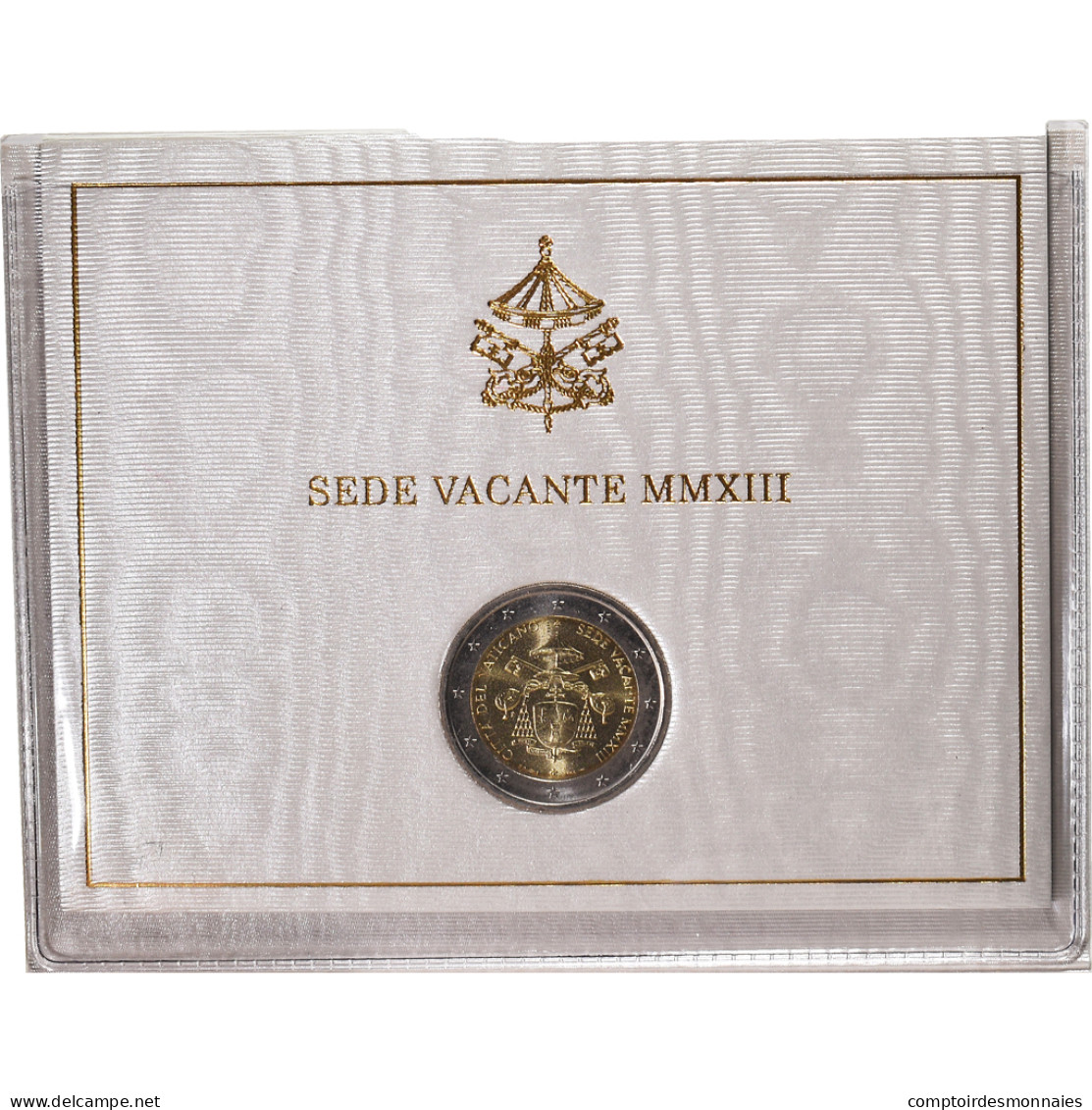 Vatican, 2 Euro, Siège Vacant, 2013, FDC - Vaticano