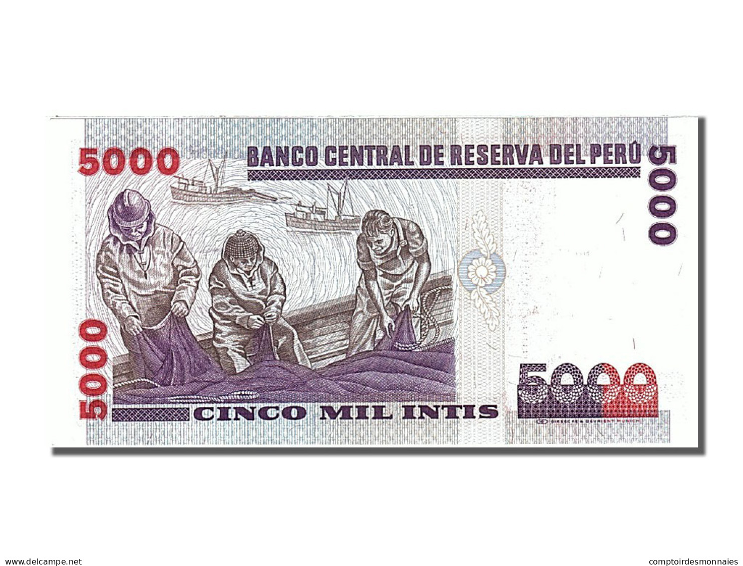 Billet, Pérou, 5000 Intis, 1988, 1988-06-28, NEUF - Peru