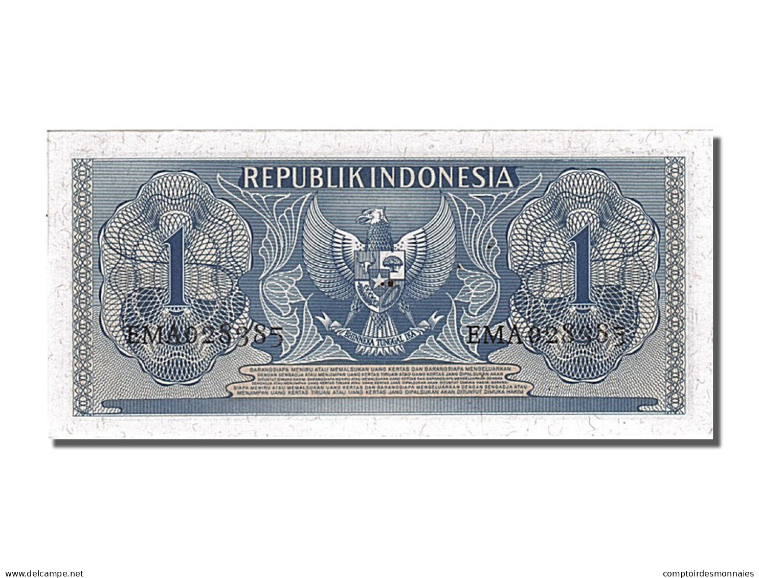 Billet, Indonésie, 1 Rupiah, 1956, NEUF - Indonésie